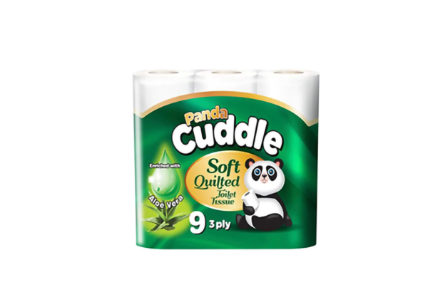 Panda 9pk toilet rolls green 3ply