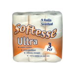 Softesse 9pk toilet rolls peach 3ply