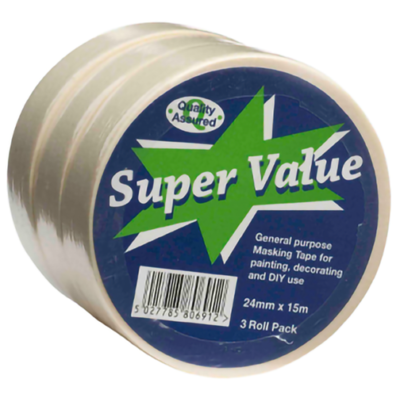 Masking tape 1”3pk