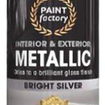 All purpose silver metallic spray paint