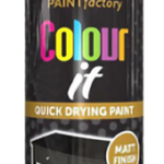 All purpose matte black spray paint