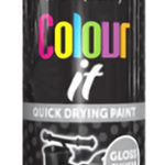 All purpose gloss black spray paint