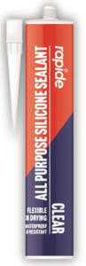 Rapide clear all purpose silicone sealant