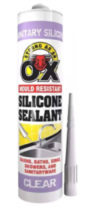 Ox silicon sealant clear 300ml