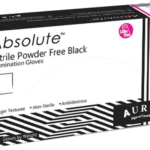 Black Nitrile gloves 100pk X large