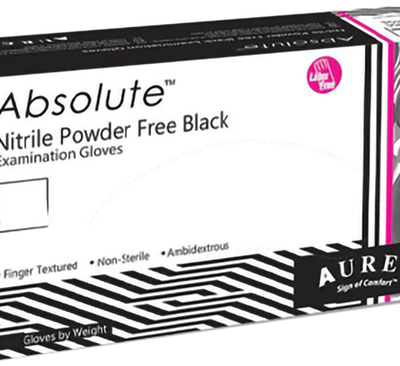 Black Nitrile gloves 100pk X large