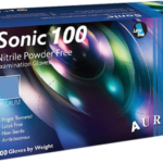 Blue nitrile gloves 100pk small