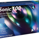 Blue nitrile gloves 100pk medium