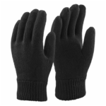 Winter black gloves