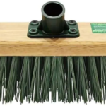 Green broom head 11”