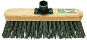 Green broom head 11”