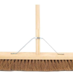 Coco broom w/stick 24”