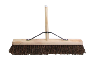 Bassine broom w/stick 24”