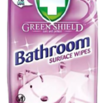 Greenshield wipes bathroom
