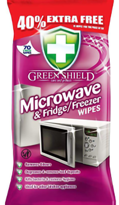 Greenshield wipes microwave & fridge