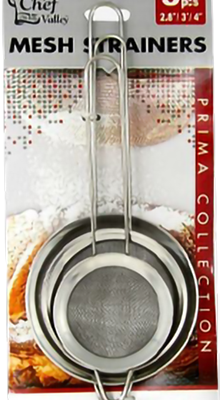 Tea strainers 3pk