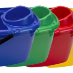 Metallic mop buckets 13L