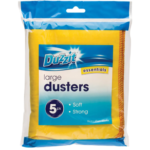 Heavy duty jumbo yellow dusters 4pk