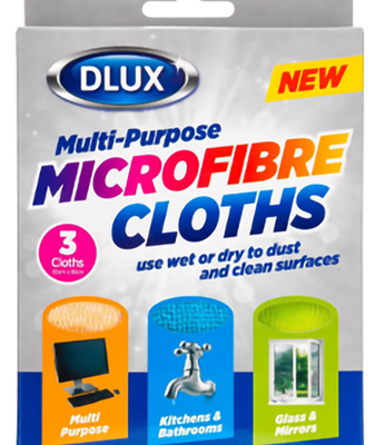 Microfibre cloths 3pk