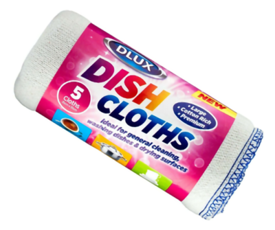 Heavy duty jumbo dish cloths 5pk