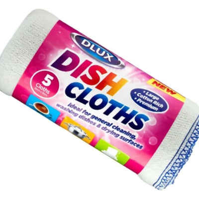 Heavy duty jumbo dish cloths 5pk