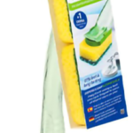 Refillable sponge scourer with handle