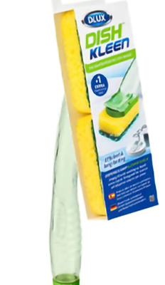 Refillable sponge scourer with handle