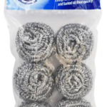 Steel scourers 6pk