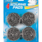 Steel scourers 4pk