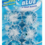 Toilet block blue