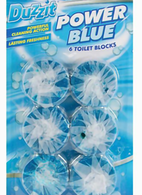 Toilet block blue