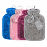 Luxury fur hot water bottle 2L