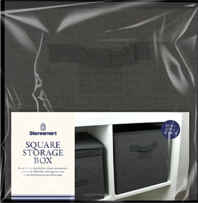 Black Storage Boxes