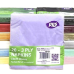 Assorted napkins 20pk 2 ply