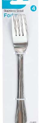 Stainless steel forks 4pk