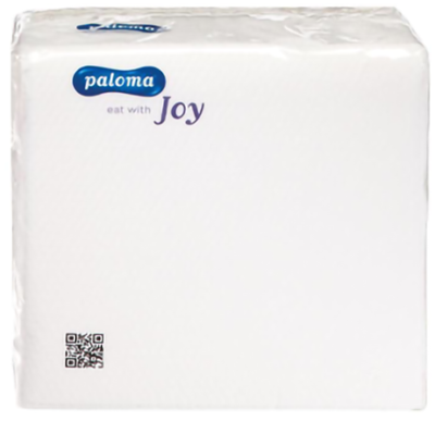 Paloma white napkins 100pk 1ply