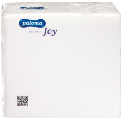 Paloma white napkins 100pk 1ply