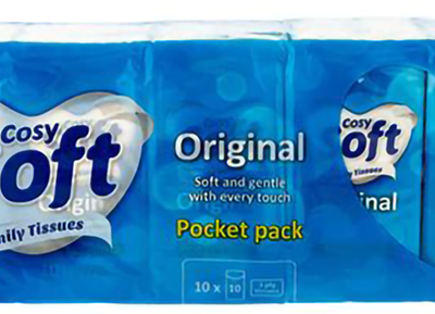 Softesse pocket tissue 10pk 3ply