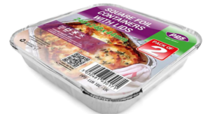 Square oven strays w/lids 2pk