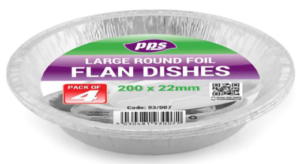 Large Flan oven dishes 4pk