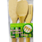 Bamboo utensils 3pk