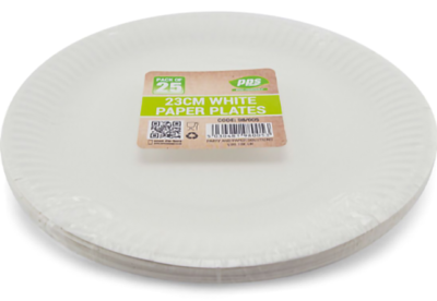 9” paper plates 18pk