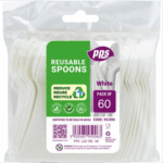 Plastic spoons biodegradable 60pk