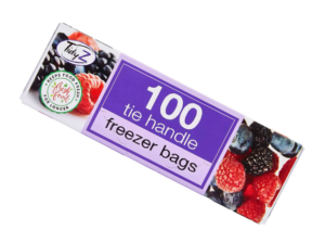 Freezer bags tie handles 100pk