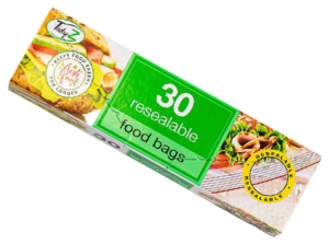 Food resealable bags small 30pk