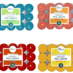 Scented tea light candles