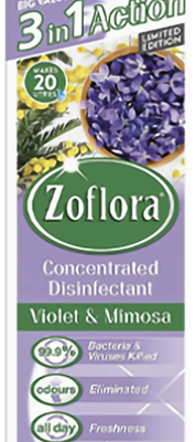 Zoflora disinfectant violet mimosa 500ml