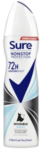 Sure APA 150ml Fo rWomen Invisible Aqu