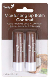 Lip Balm Coconut 2pk