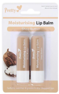 Lip Balms Shea Butter 2pk